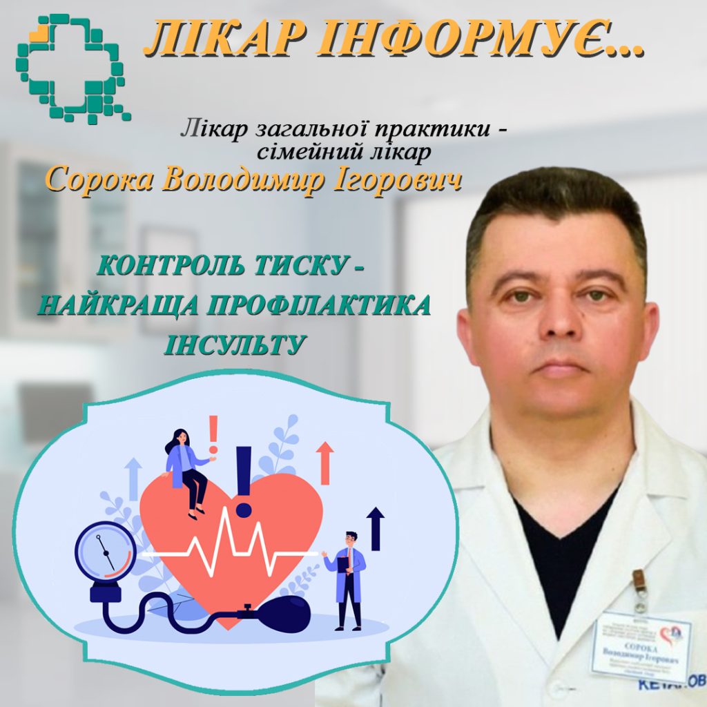 Контроль артеріального тиску — найкраща профілактика інсульту