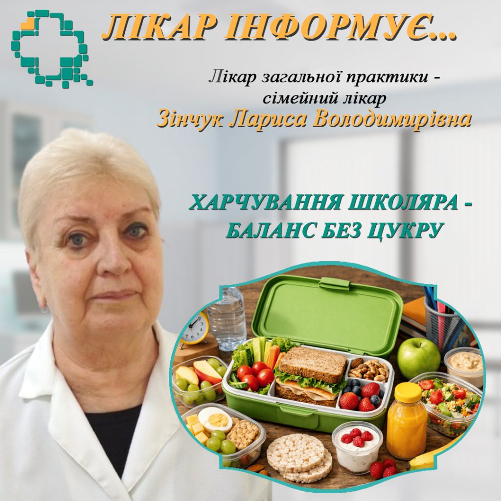 Харчування школяра: баланс без надлишку цукру Харчування школяра: баланс без надлишку цукру